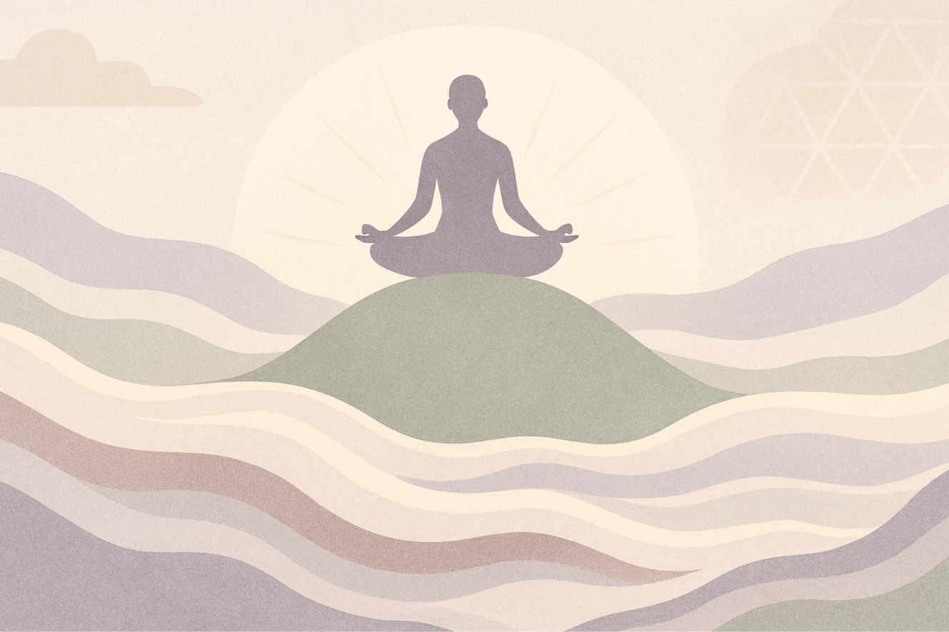 I like the illustration you did for my anxiety product, I want the image to feel similar to this but represent peak performance